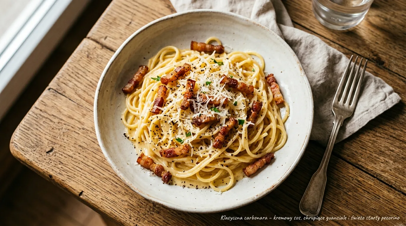 Przepis na Makaron Carbonara – Oryginalny Włoski Sposób i Triki